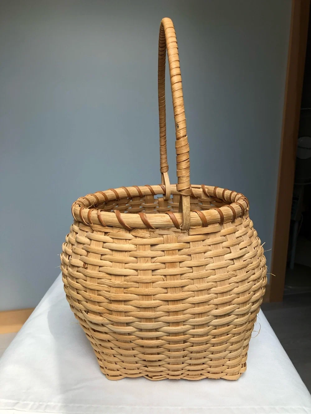 Vintage woven wicker